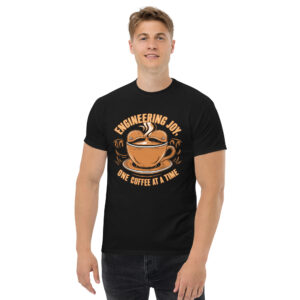 Engineering Joy, One Coffee classic tee